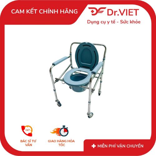 GHẾ BÔ VỆ SINH CÓ BÁNH XE LUCASS G-696