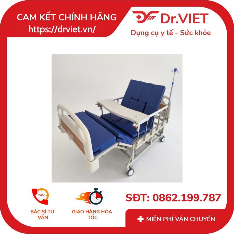 giường y tế đa năng cơ 4 tay quay gbm-092a 7 GIƯỜNG Y TẾ ĐA NĂNG 4 TAY QUAY GBM-092A