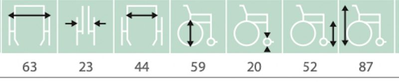 xe lăn tay gia bảo minh gbm-061c 6 XE LĂN TAY GIA BẢO MINH GBM-061C