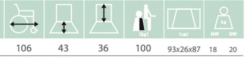 xe lăn tay gia bảo minh gbm-061c 5 XE LĂN TAY GIA BẢO MINH GBM-061C