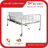 Giường Y Tế Inox 1m2 Vạc Hộp Kín 1 Tay Quay Có Thanh Chắn, Bánh Xe Khóa An Toàn, Có Bô/Không Bô