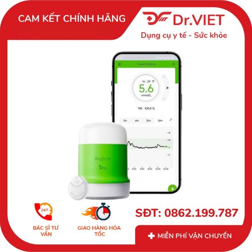 Alternative view of Máy đo đường huyết liên tục Yuwell Anytime 5Pro
