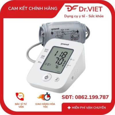 Máy đo huyết áp bắp tay điện tử YUWELL 660D