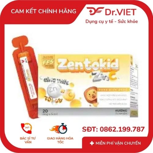 Alternative view of Dung dịch uống Zentokid Zin C