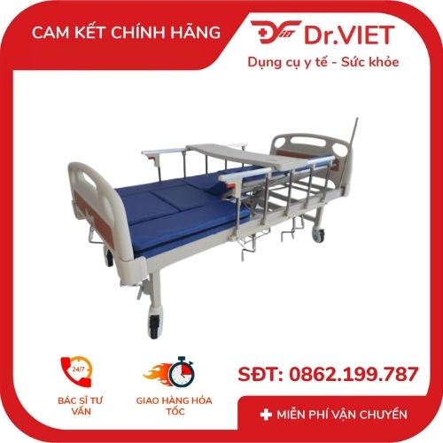 giường bệnh nhân đa năng 5 tay quay gia bảo minh gbm-092c 5 Giuờng 5 tay quay Gia Bảo Minh GBM-092C.