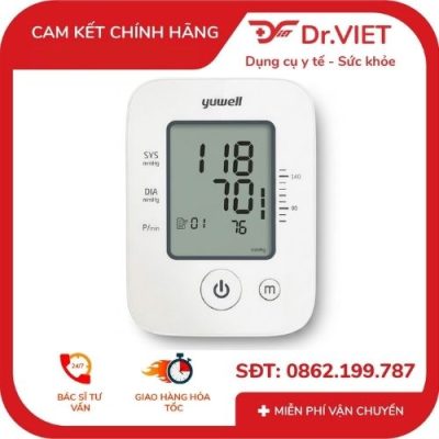 Máy đo huyết áp bắp tay điện tử YUWELL 660D chính hãng