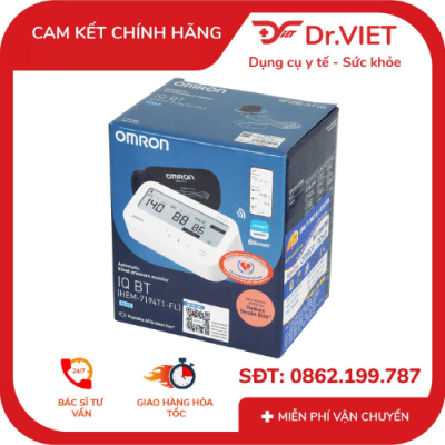 Máy đo huyết áp bắp tay tự động OMRON HEM-7194T1-FL