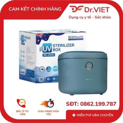 Máy tiệt trùng UV sấy khô cửa trên 10L Biohealth BH5500