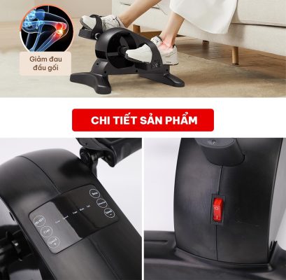 Xe đạp thể dục tại nhà, phục hồi chức năng chính hãng GoodFit GF008MB, trợ lực điện, điều khiển remote