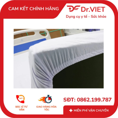 Ga giường y tế có chun trắng