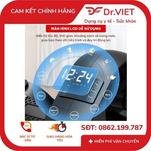 xe đạp phục hồi chức năng goodfit gf008mb 5 XE ĐẠP PHỤC HỒI CHỨC NĂNG GOODFIT GF008MB