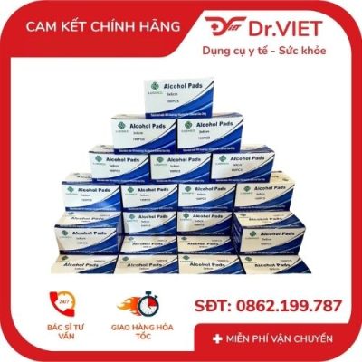Gạc tẩm cồn LUGMED H/100 và H/50 miếng