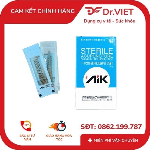 kim châm cứu tiệt trùng aik đủ size 1-2-3-4-5-6-7 5 KIM CHÂM CỨU TIỆT TRÙNG AIK ĐỦ SIZE 1-2-3-4-5-6-7