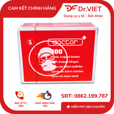 Dao mổ Doctor đủ size 10, 11, 12, 15, 20, 21, 22, 23 chuyên dụng cho bác sĩ, sinh viên y khoa