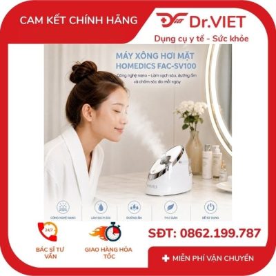 MÁY XÔNG HƠI DA MẶT ION FAC-SV100-GB – CÔNG NGHỆ NANO