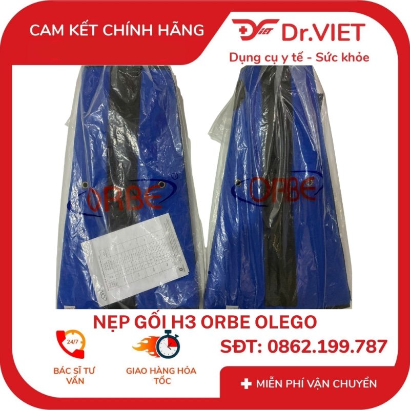 Nẹp gối H3 ORBE Olego 40cm, 50cm, 60cm, 70cm (Size S, M, L, XL)