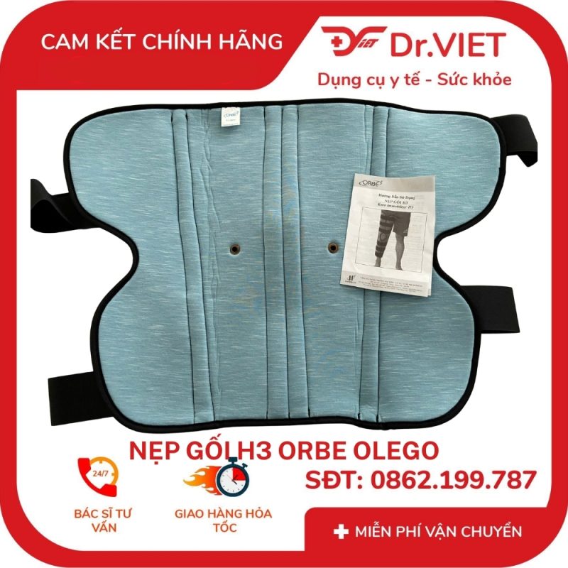 Nẹp gối H3 ORBE Olego 40cm, 50cm, 60cm, 70cm (Size S, M, L, XL)