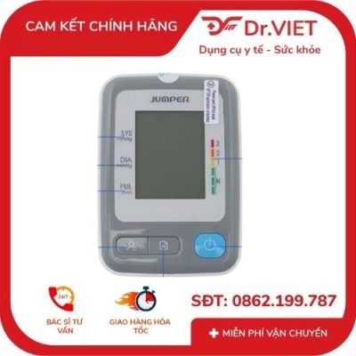 Máy đo huyết áp bắp tay JUMPER JPD-HA300 - giải pháp hỗ trợ đắc lực trong việc chủ động phòng ngừa và quản lý các bệnh lý về tim mạch.