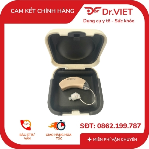 máy trợ thính alkato không dây jh-125 – giải pháp trợ thính gọn nhẹ, dễ dùng cho người lớn tuổi 6 Hộp đựng máy trợ thính Alkato JH-125 chống va đập