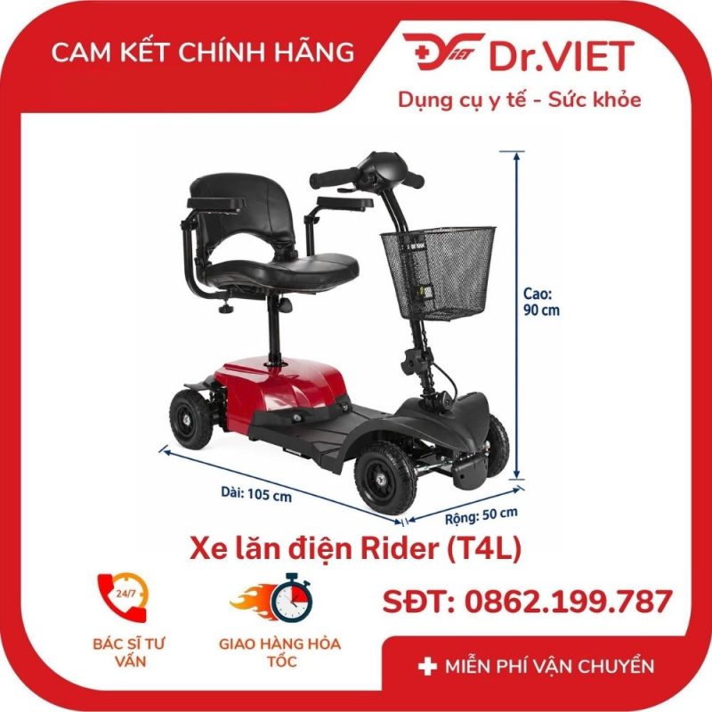 Alternative view of Xe lăn điện Rider (T4L) - hỗ trợ di chuyển
