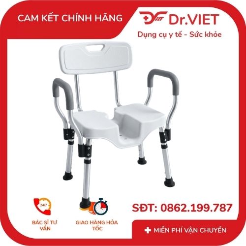 Ghế tắm có lỗ vệ sinh GBM-701 - Ghế tắm có lỗ vệ sinh , Ghế hỗ trợ người già