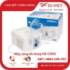 Máy xông khí dung Omron NE-C900 sử dụng công nghệ nén khí, tạo thuốc dạng sương với tốc độ khí dung khoảng 0,4 ml/phút, dùng theo chỉ định y tế.