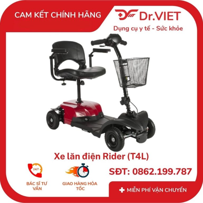Xe lăn điện Rider (T4L) - hỗ trợ di chuyển