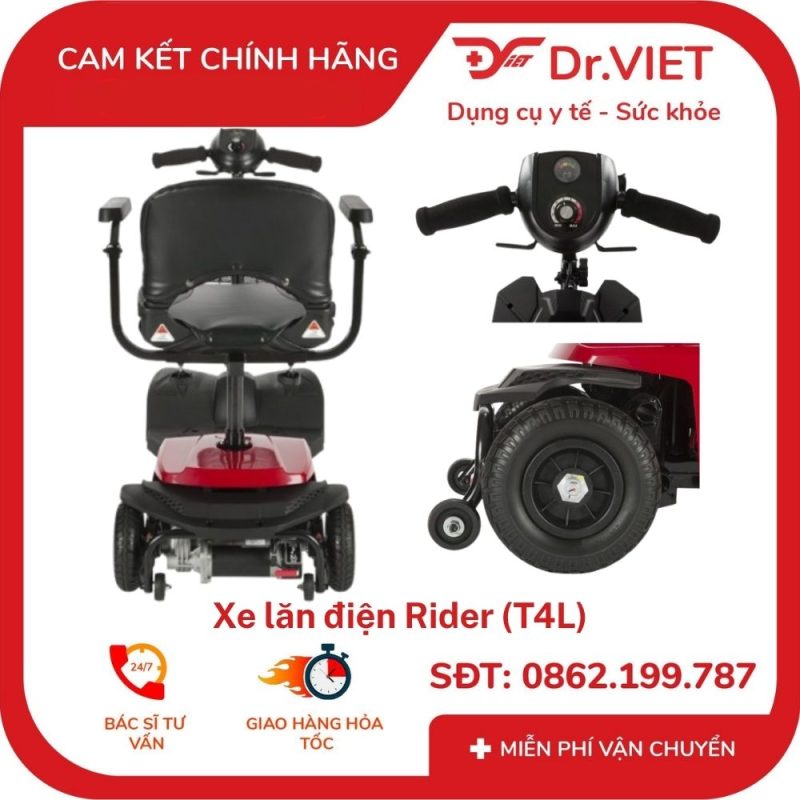 Xe lăn điện Rider (T4L) - hỗ trợ di chuyển