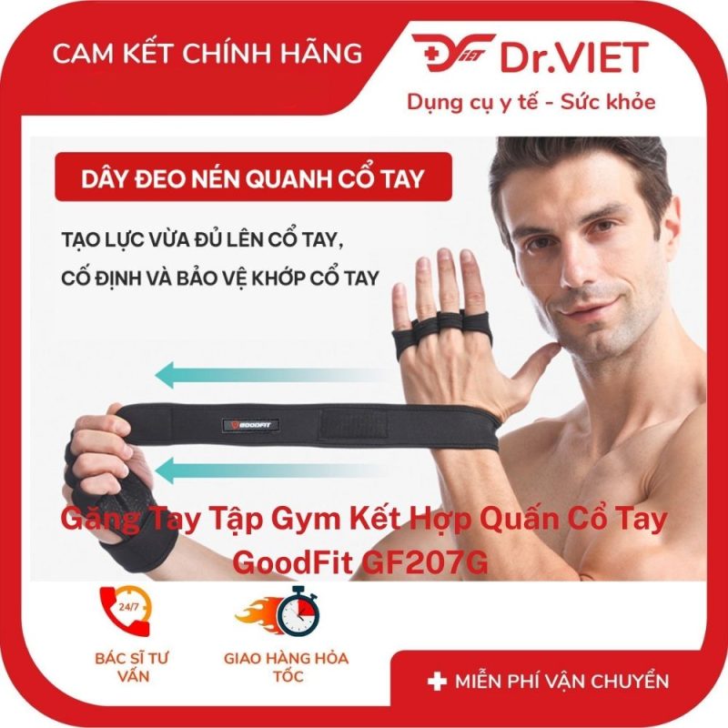 Alternative view of Găng Tay Kết Hợp Quấn Cổ Tay GoodFit GF207G