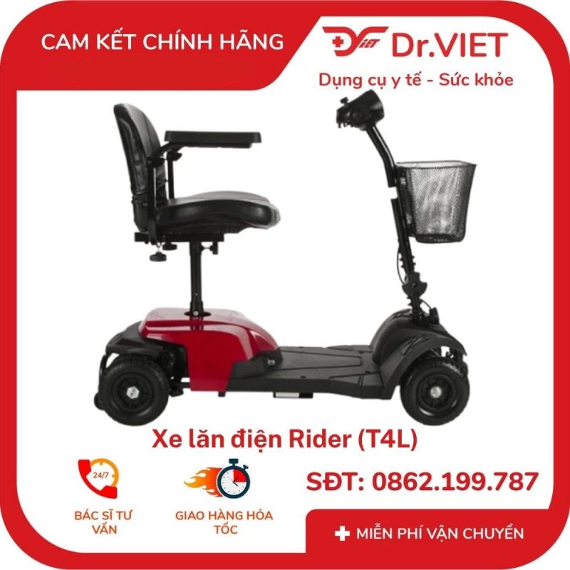 Xe lăn điện Rider (T4L) - hỗ trợ di chuyển