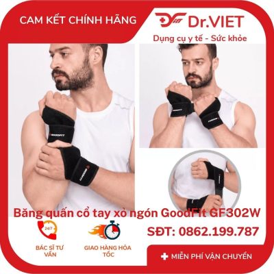 Băng quấn cổ tay xỏ ngón GoodFit GF302W