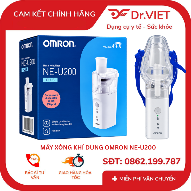 MÁY XÔNG KHÍ DUNG DẠNG LƯỚI OMRON NE-U200