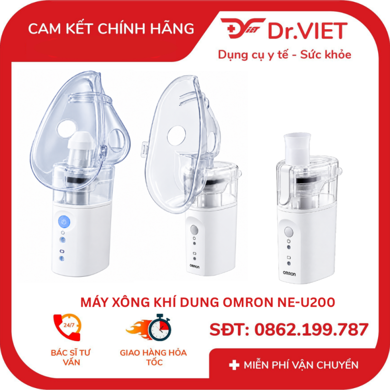 MÁY XÔNG KHÍ DUNG DẠNG LƯỚI OMRON NE-U200