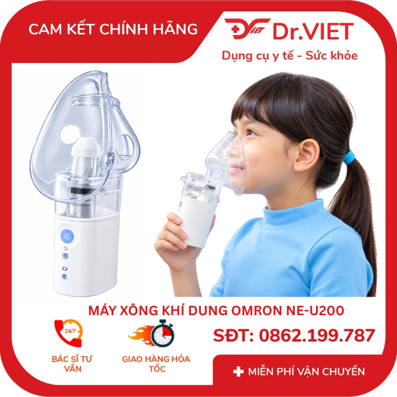 MÁY XÔNG KHÍ DUNG DẠNG LƯỚI OMRON NE-U200