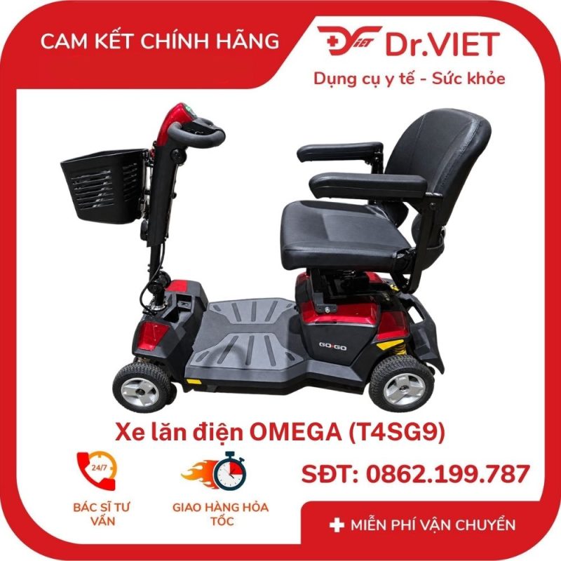 xe lăn điện omega t4sg9 21 Xe lăn điện OMEGA T4SG9
