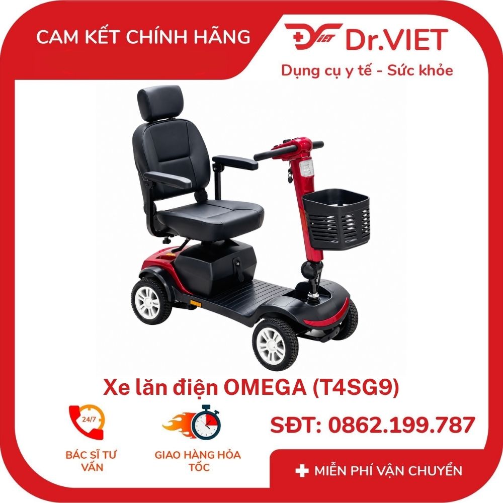 xe lăn điện omega t4sg9 10 Xe lăn điện OMEGA T4SG9
