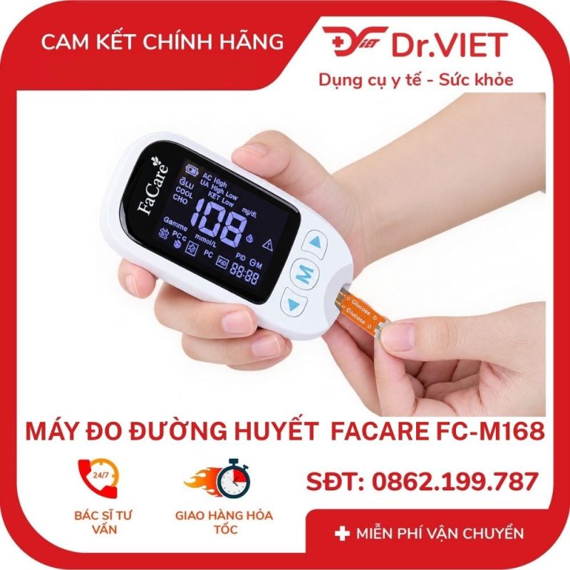 Máy đo đường huyết 5 in 1 FaCare FC-M168
