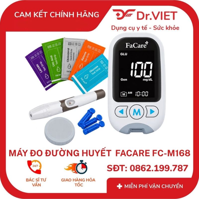 Máy đo đường huyết 5 in 1 FaCare FC-M168